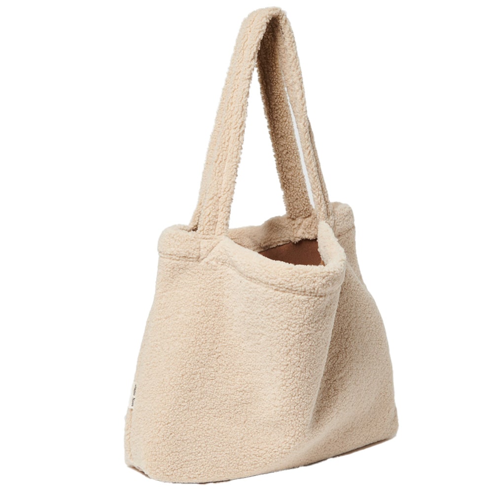 Studio Noos Mom Bag Teddy Ecru Kideo Kinderopvang