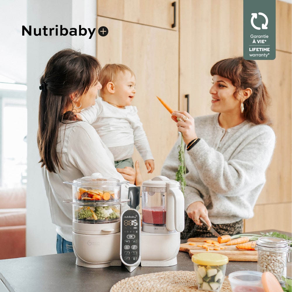 Babymoov Nutribaby Multifunctional Food Processor - Mineral Beige