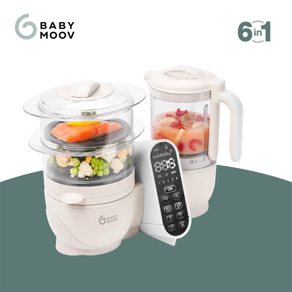 Babymoov Nutribaby Multifunctional Food Processor - Mineral Beige