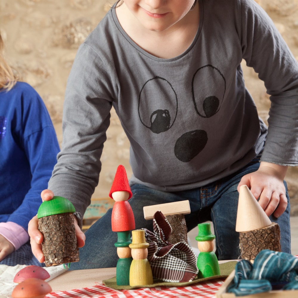 Grapat Houten Poppetjes Bosset