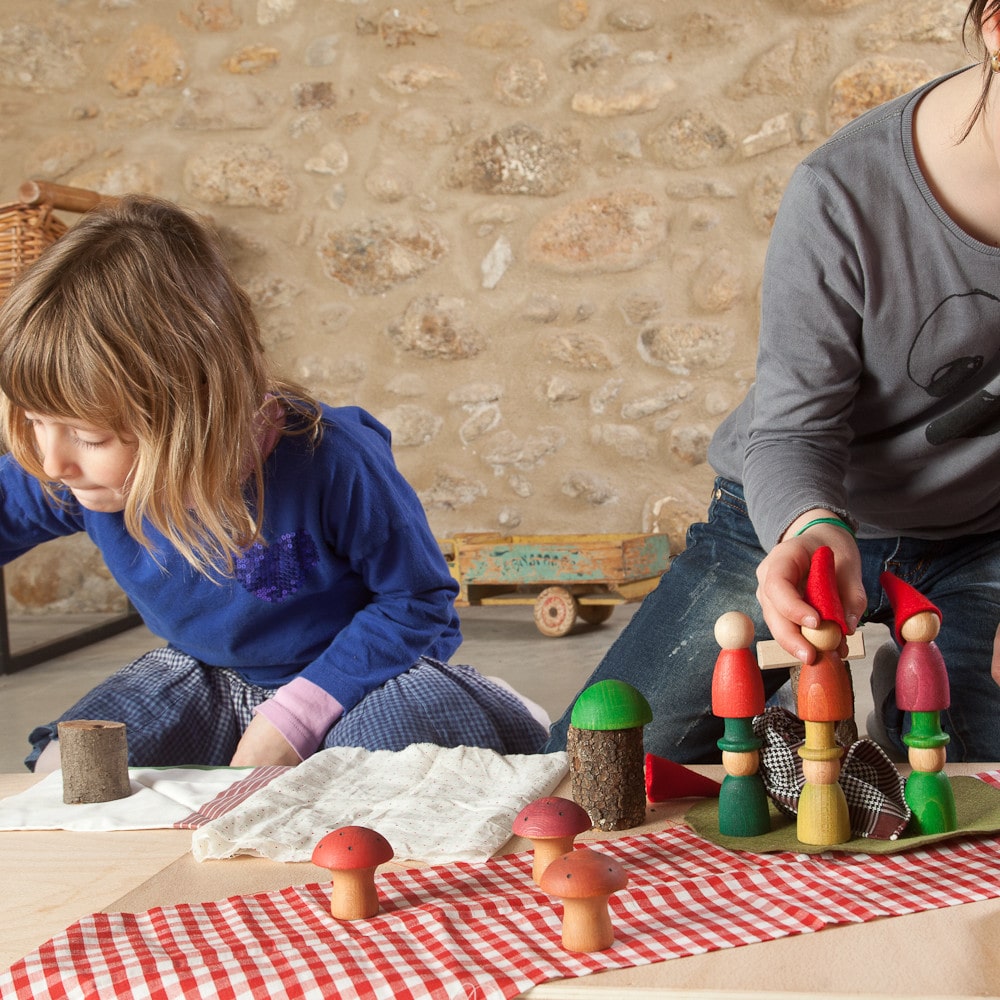 Grapat Houten Poppetjes Bosset