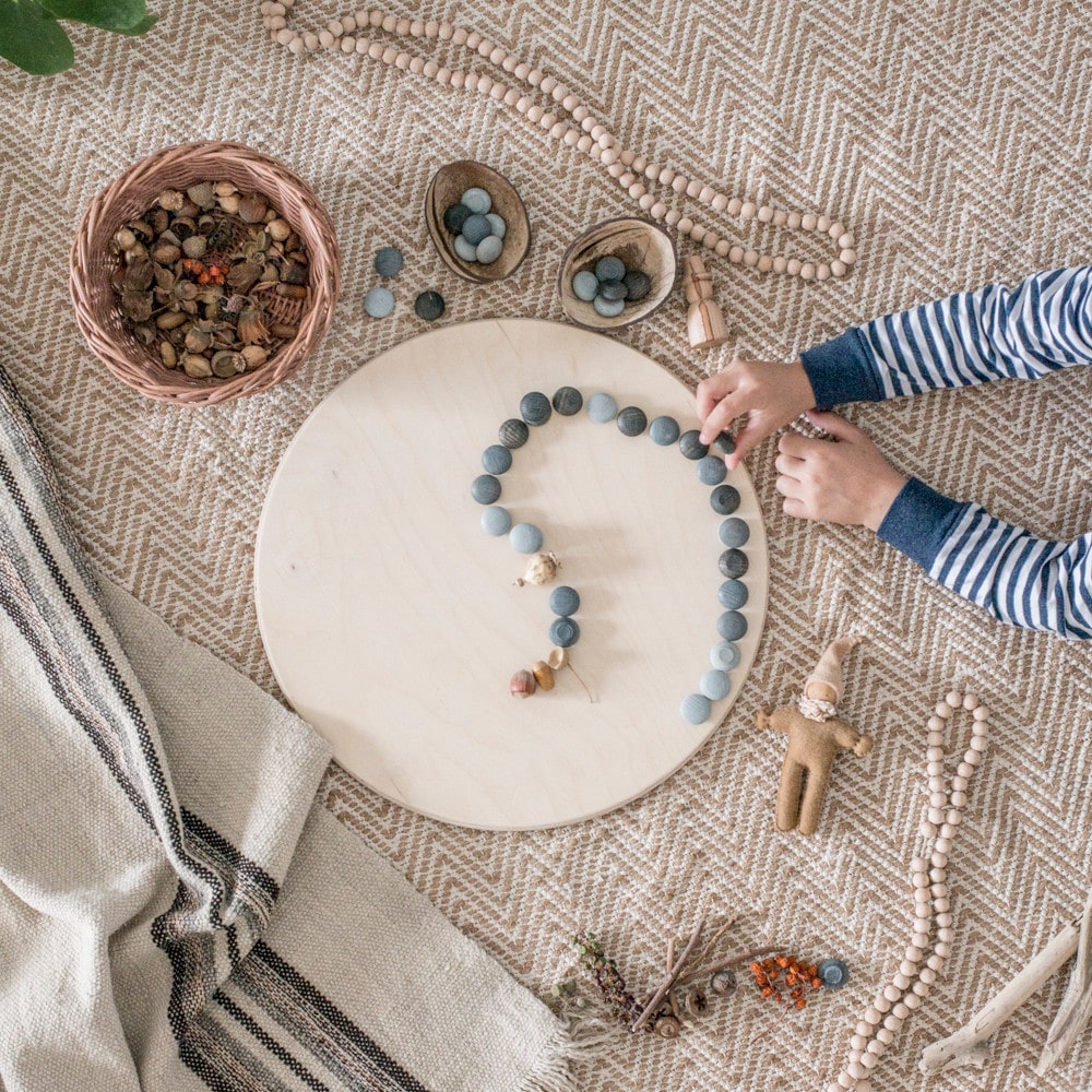 Grapat Mandala Houten Steentjes1-min