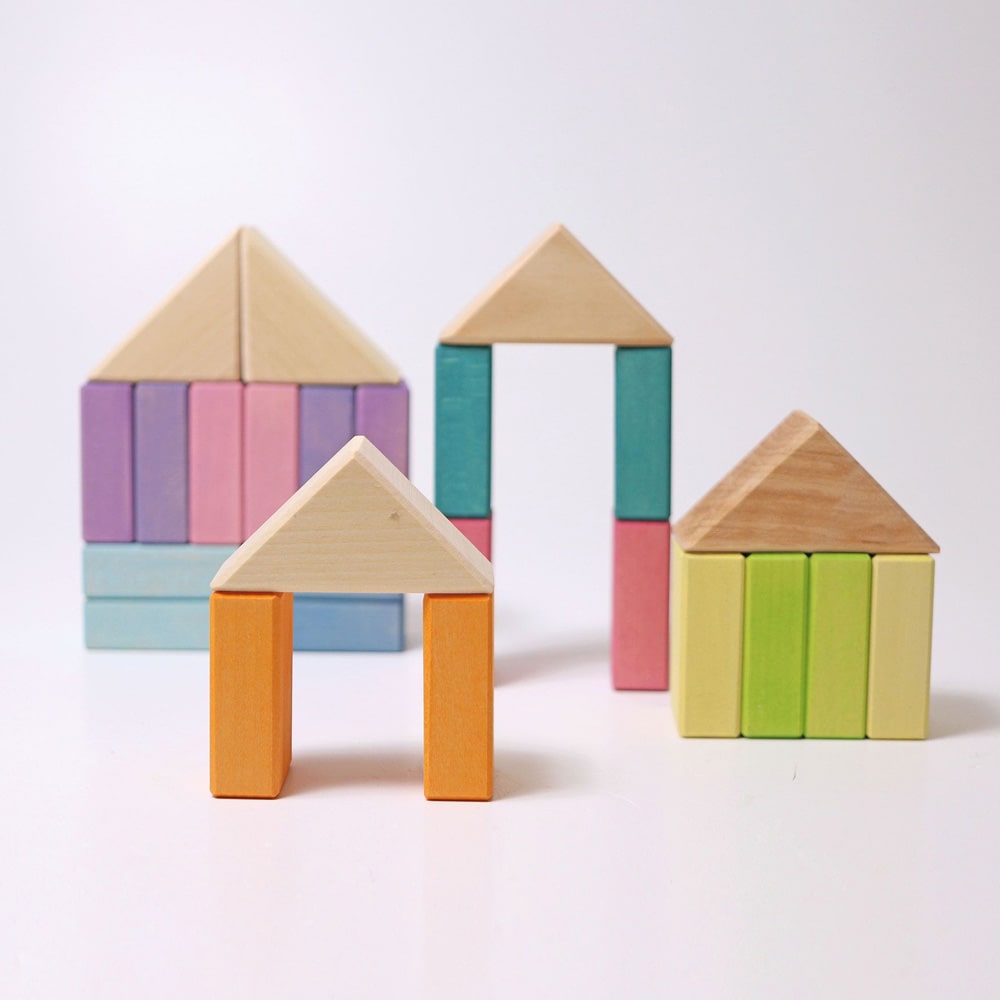 Grimms Building Blocks Duo - Pastel