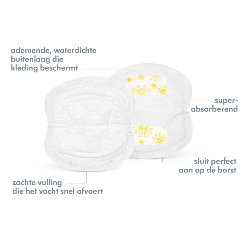 Medela Ultra Thin Disposable Zoogkompressen Doos 60 stuks