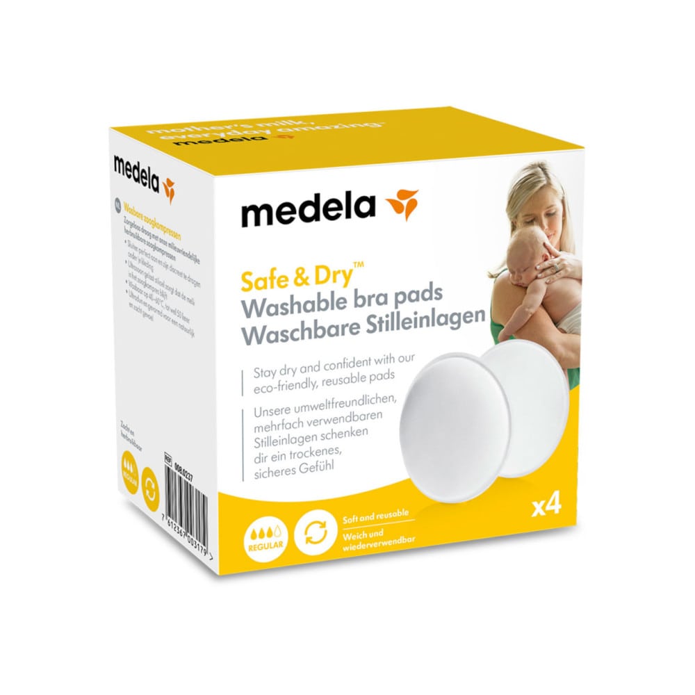 Medela Wasbare Zoogkompressen (per 4 stuks)