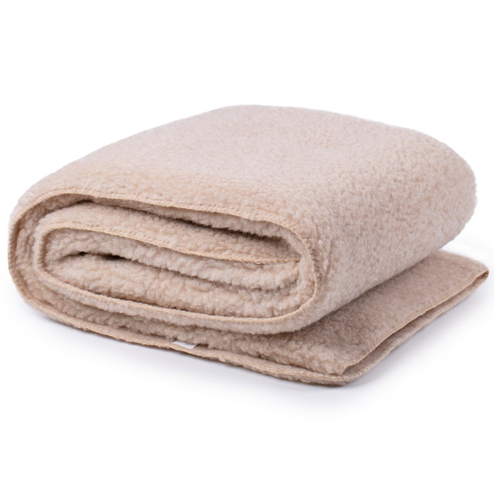 Alwero Woolen Blanket Modern 75x100cm - Beige