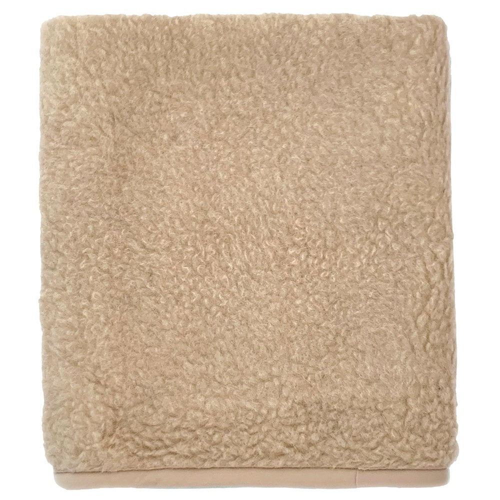 Alwero Wool Blanket Thumbled 100x140cm - Beige