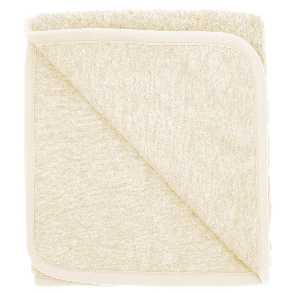 Alwero Wool Blanket Thumbled 100x140cm - Natural