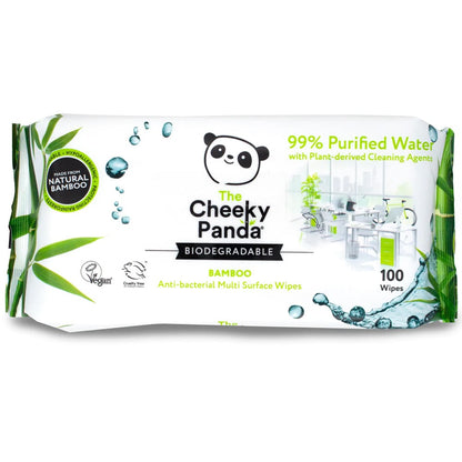 Cheeky Panda Antibacteriele Schoonmaakdoekjes 100st