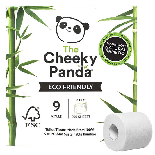 Cheeky Panda Toiletpapier 9 Rollen