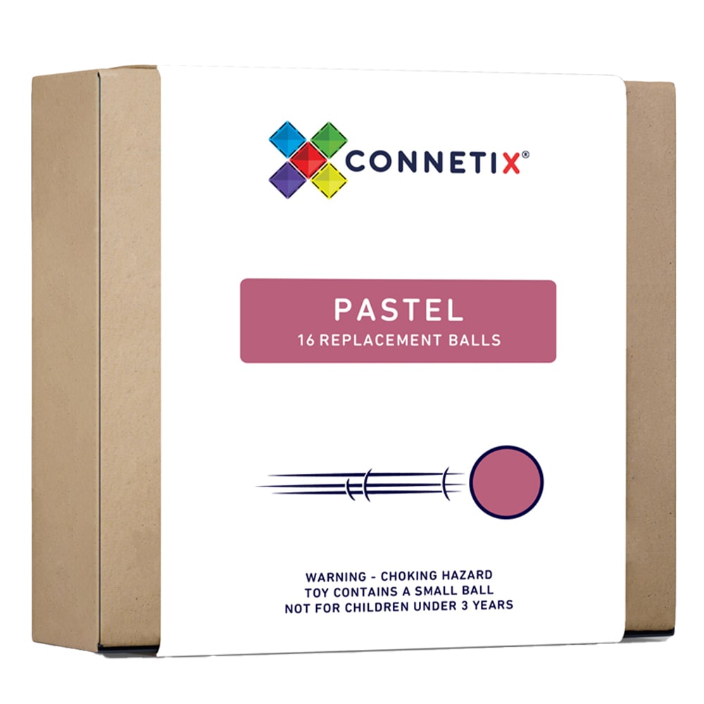 Connetix Tiles Pastel Replacement Ball Pack 16 pcs.