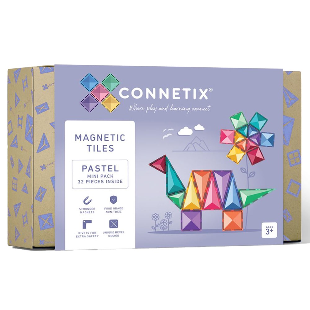 Connetix Tiles Mini Pack Pastel 32 Pieces