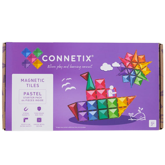 Connetix Tiles Pastel 64 delige Starter Pack