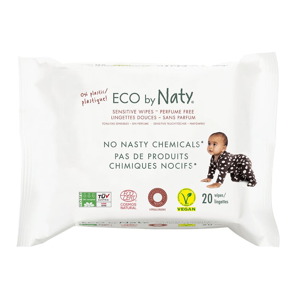 Naty Baby Wipes - for on the road 20 pcs