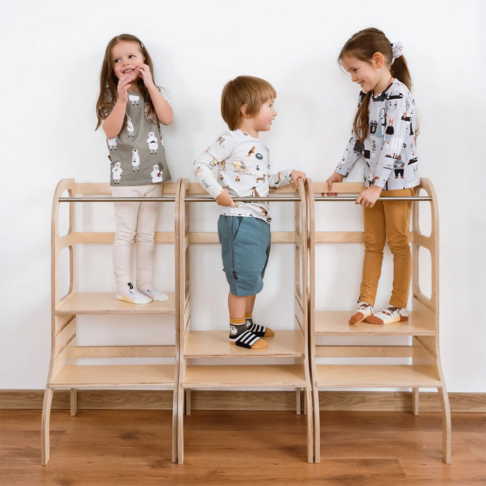 Ette Tete Step Up Helper Tower - Natural