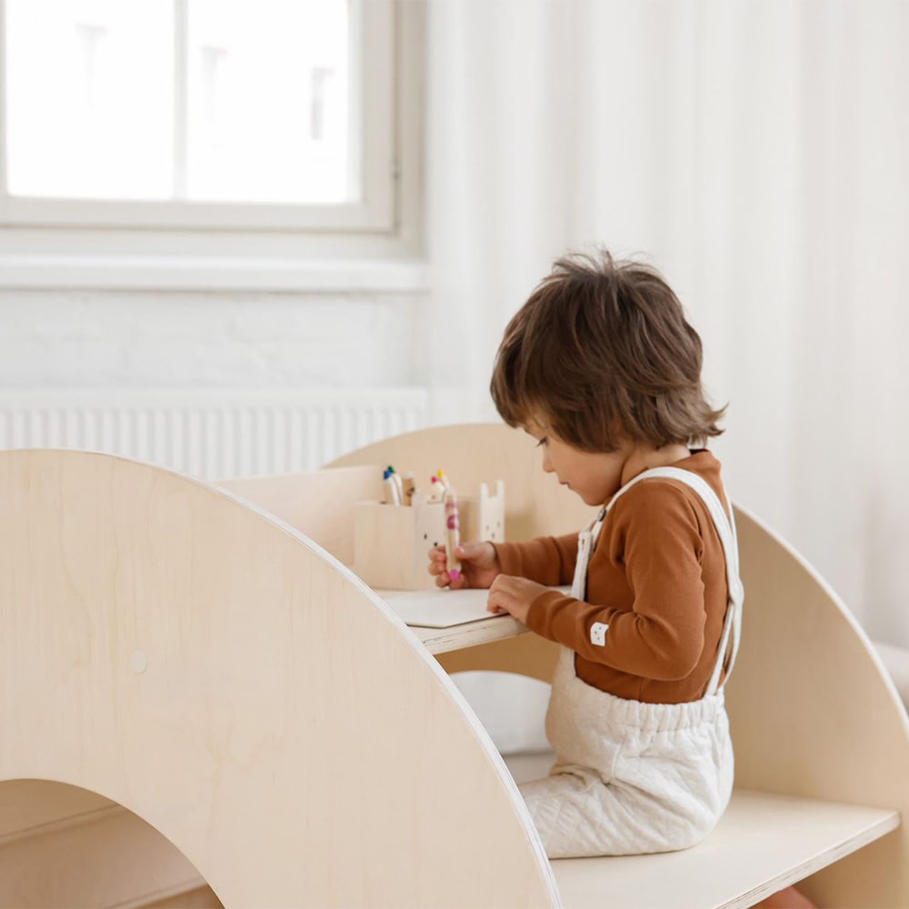 Fitwood Montessori Boekenplank Kumpu Wit