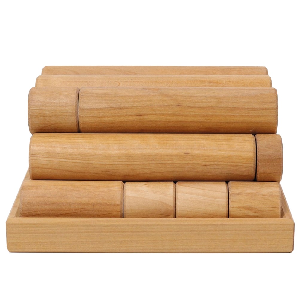 Grimms Building Blocks Cylinders Large Natural