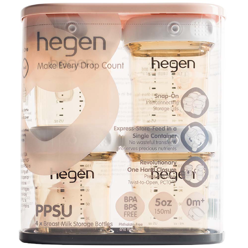 Hegen Opslagbakjes 150ml 4 Stuks