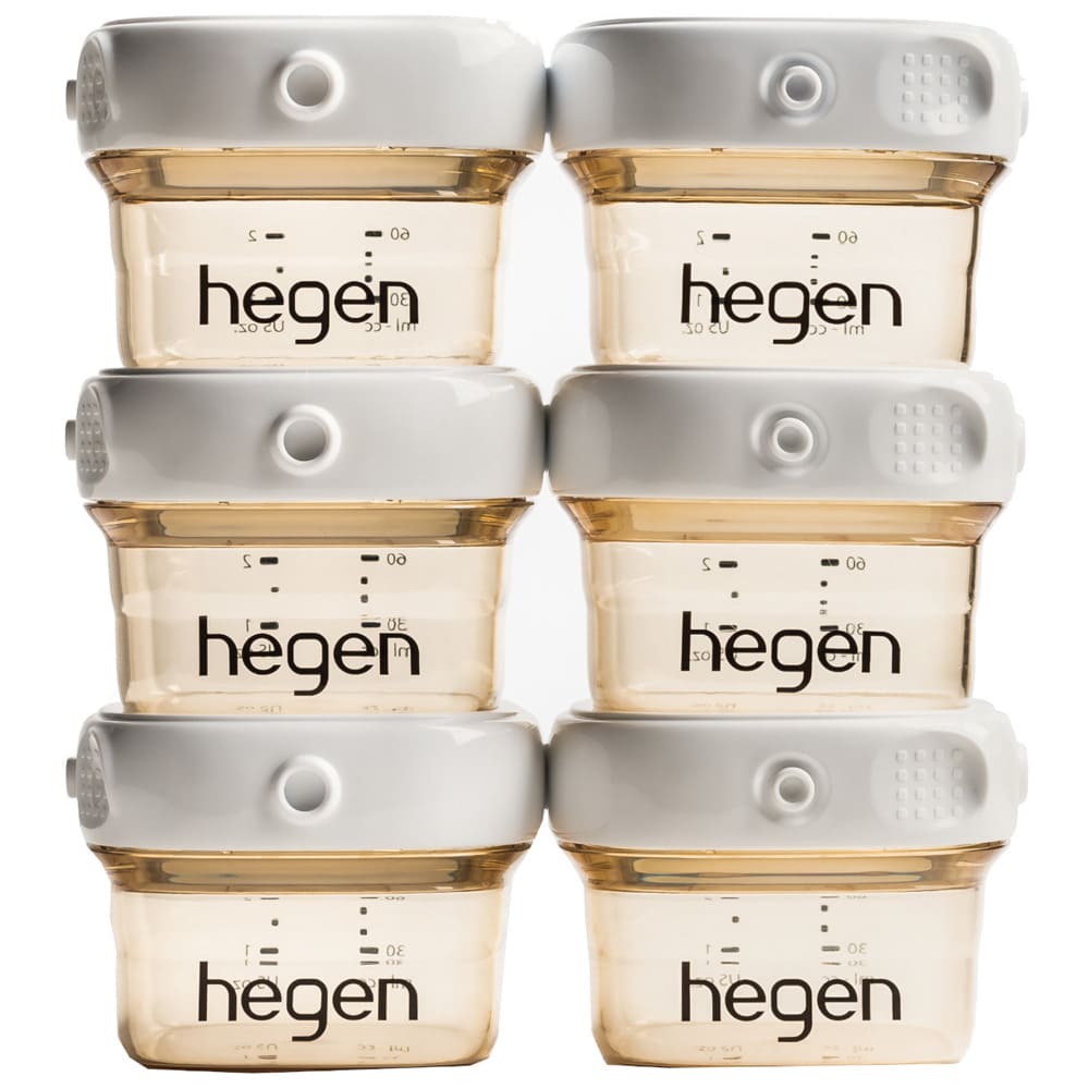 Hegen Opslagbakjes 60ml 6 Stuks