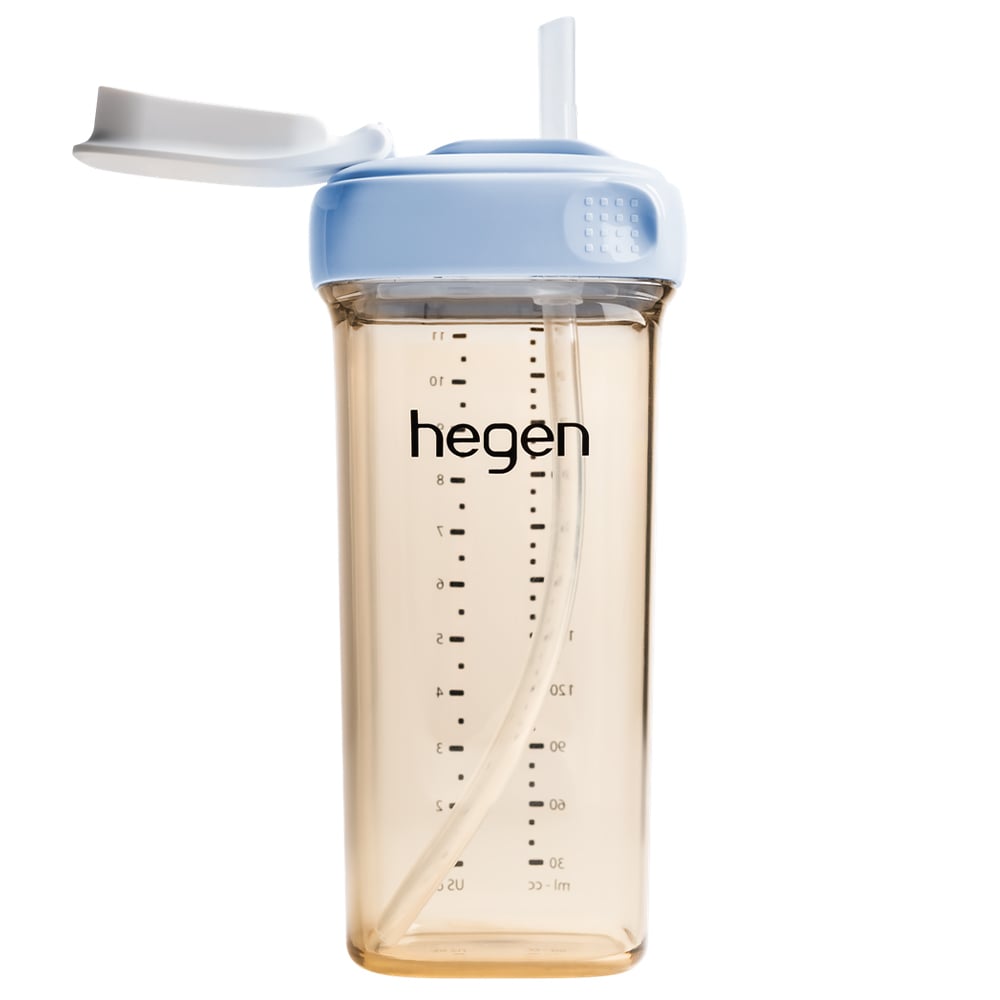 Hegen Straw Cup 330ml PPSU PCTO Blue