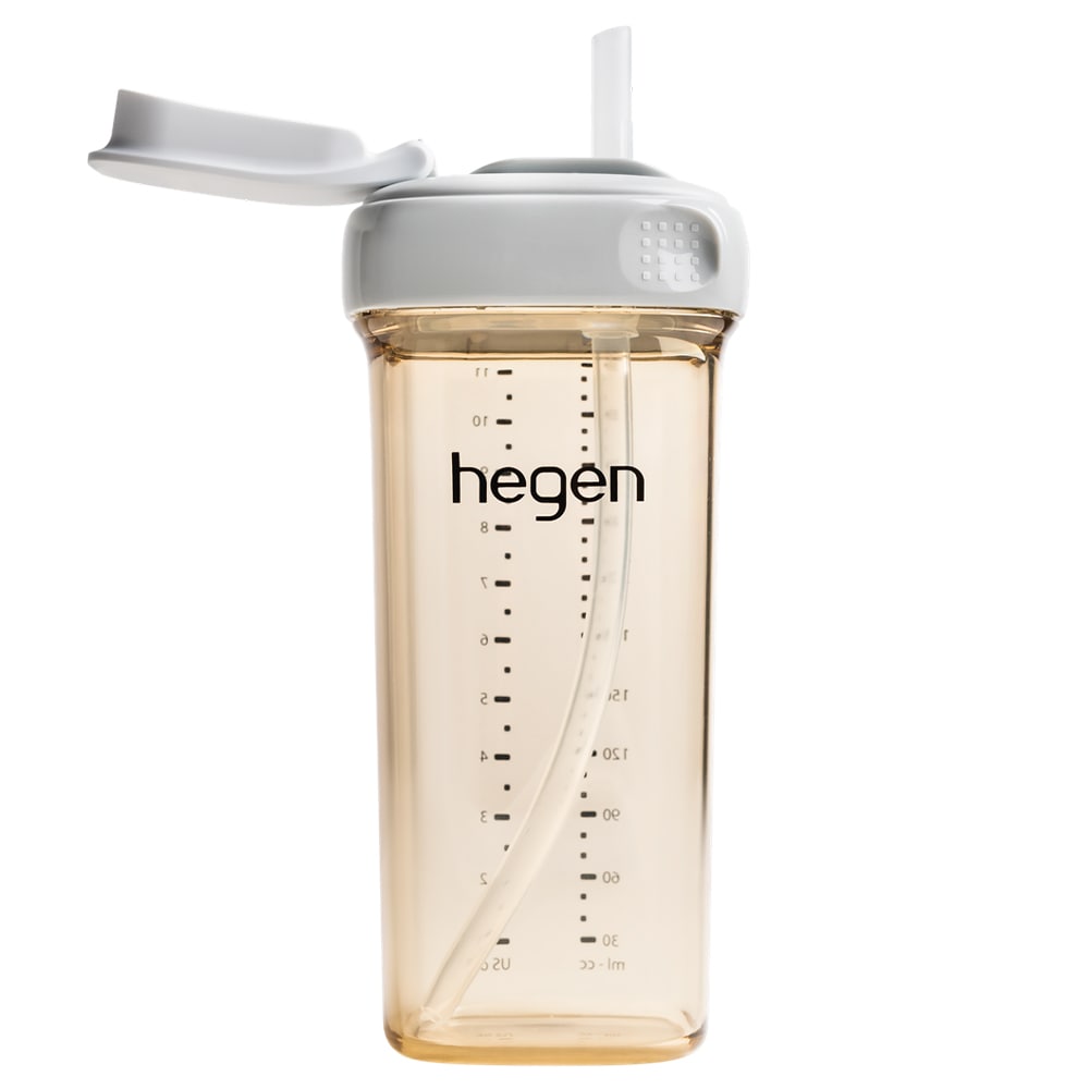 Hegen Straw Cup 330ml PPSU PCTO Gray