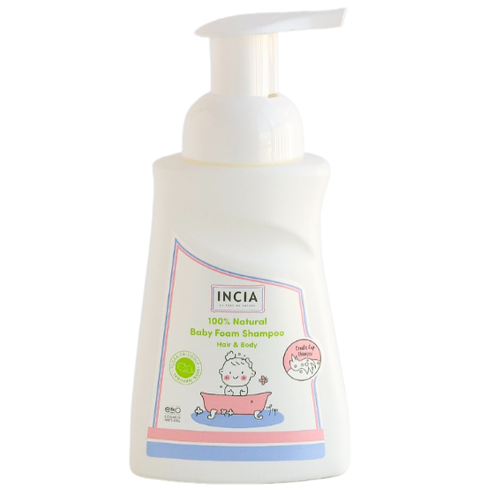 Incia Natural Foaming Baby Shampoo 200ml