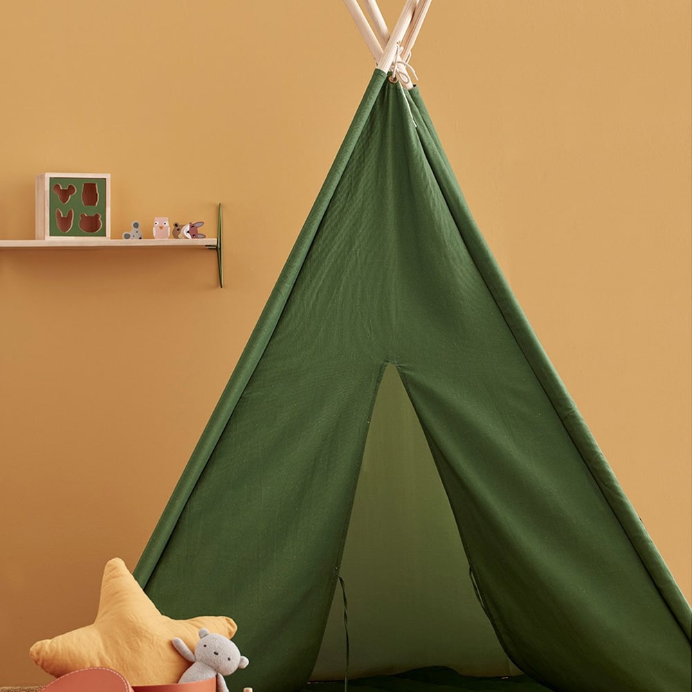 Kids Concept Tipi Tent Donker Groen