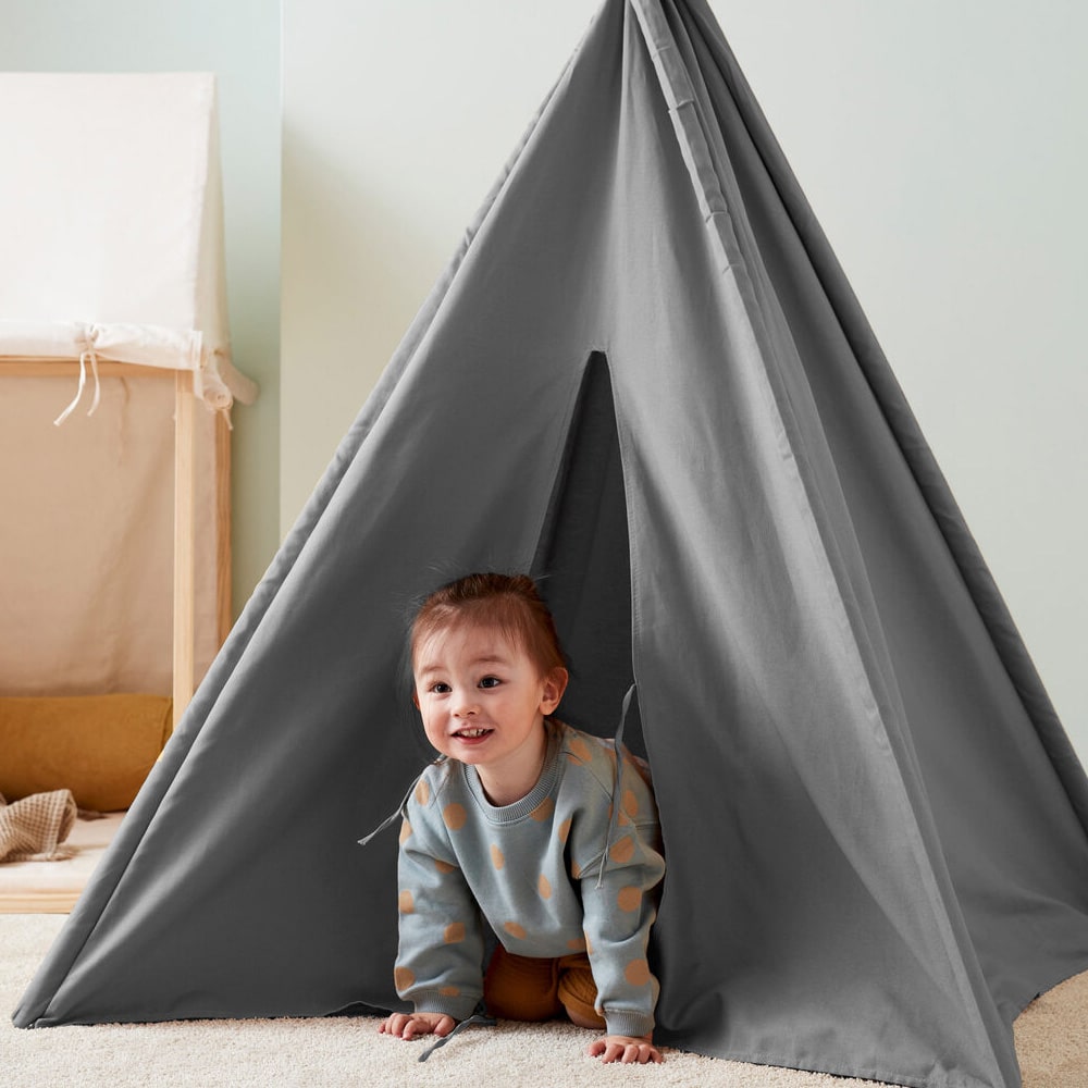 Kids Concept Tipi Tent Grijs