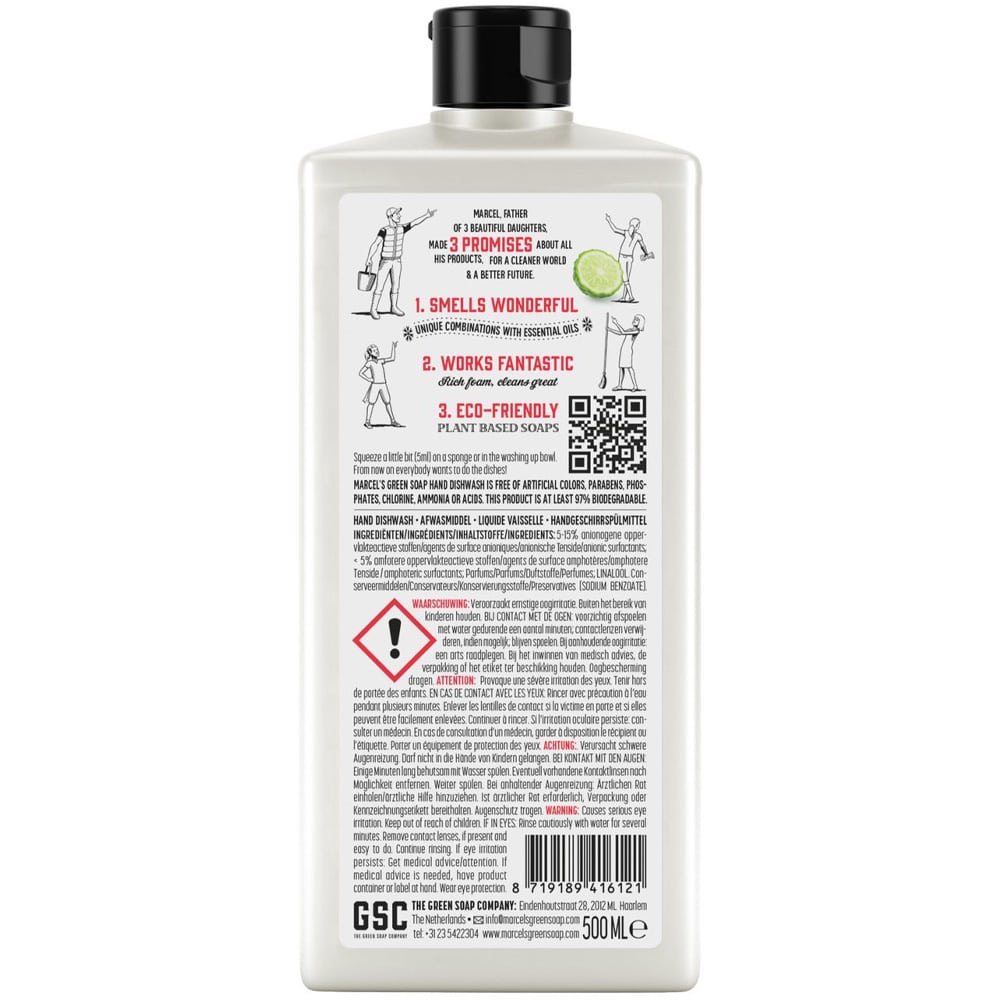 Marcels Green Soap Afwasmiddel 500ml Radijs en Bergamot