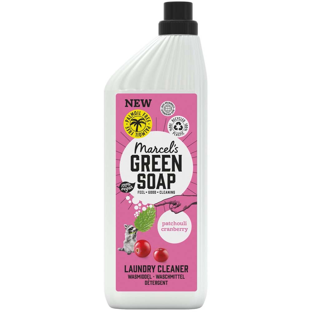 Marcels Green Soap Wasmiddel 1000ml Patchouli en Cranberry