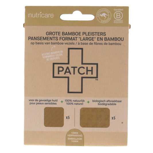 Patch Bamboe Grote Pleisters Naturel