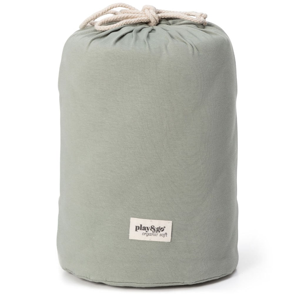 Play and Go Storage Bag - Playmat Organic Meadow Green