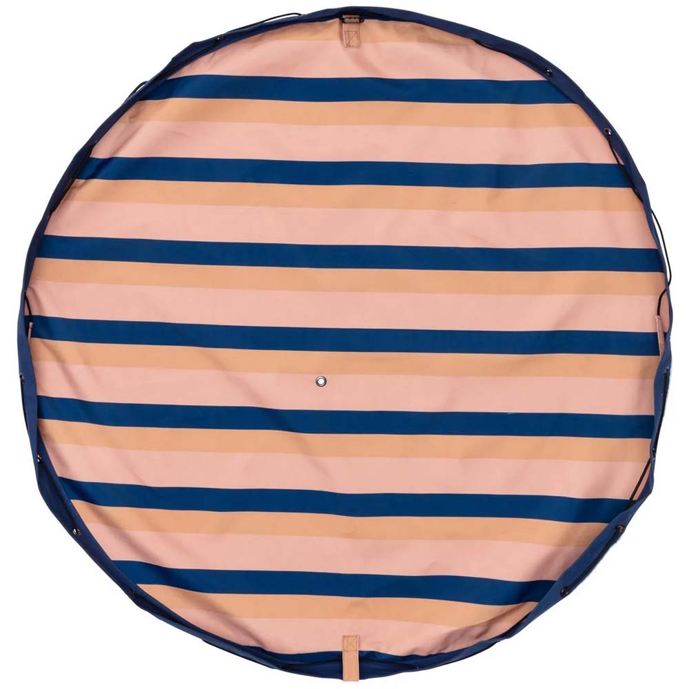 Play and Go Storage Bag - Playmat Outdoor Mocha Stripes