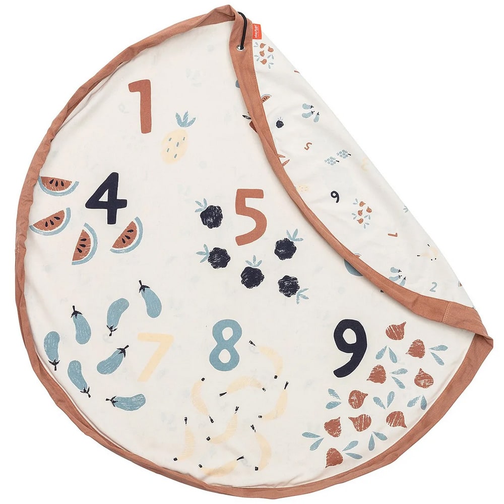 Play and GO Storage Bag - Playmat Veggie Numbers