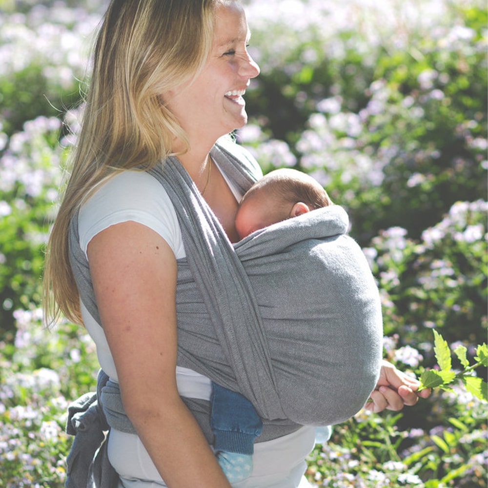 Pure Baby Love Woven Baby Carrier Originals Size 6 - Dark Grey