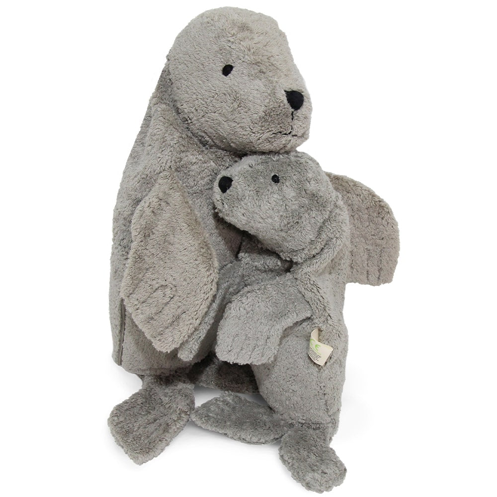 Senger Naturwelt Cuddly Toy With Heat Pad Seal - Small - Gray