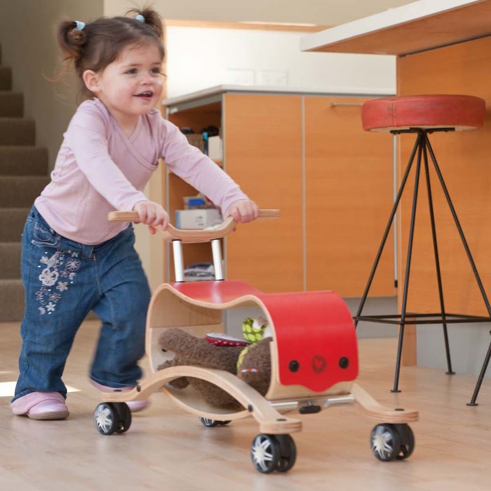 Wishbone Flip Balance Bike - Red