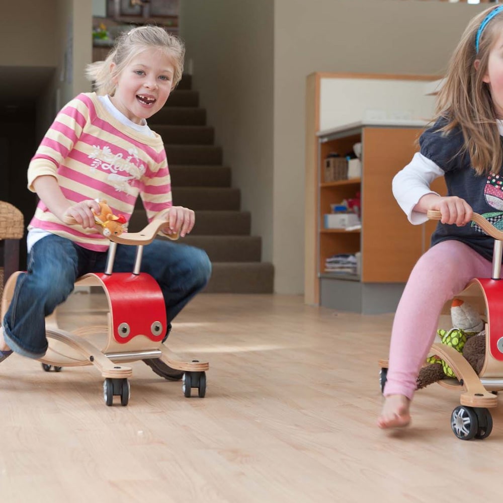 Wishbone Flip Balance Bike - Red