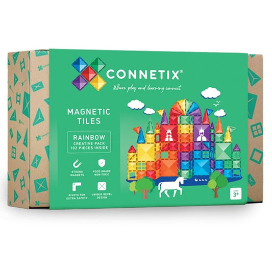 Connetix Tiles Rainbow 102 Delige Creative Pack