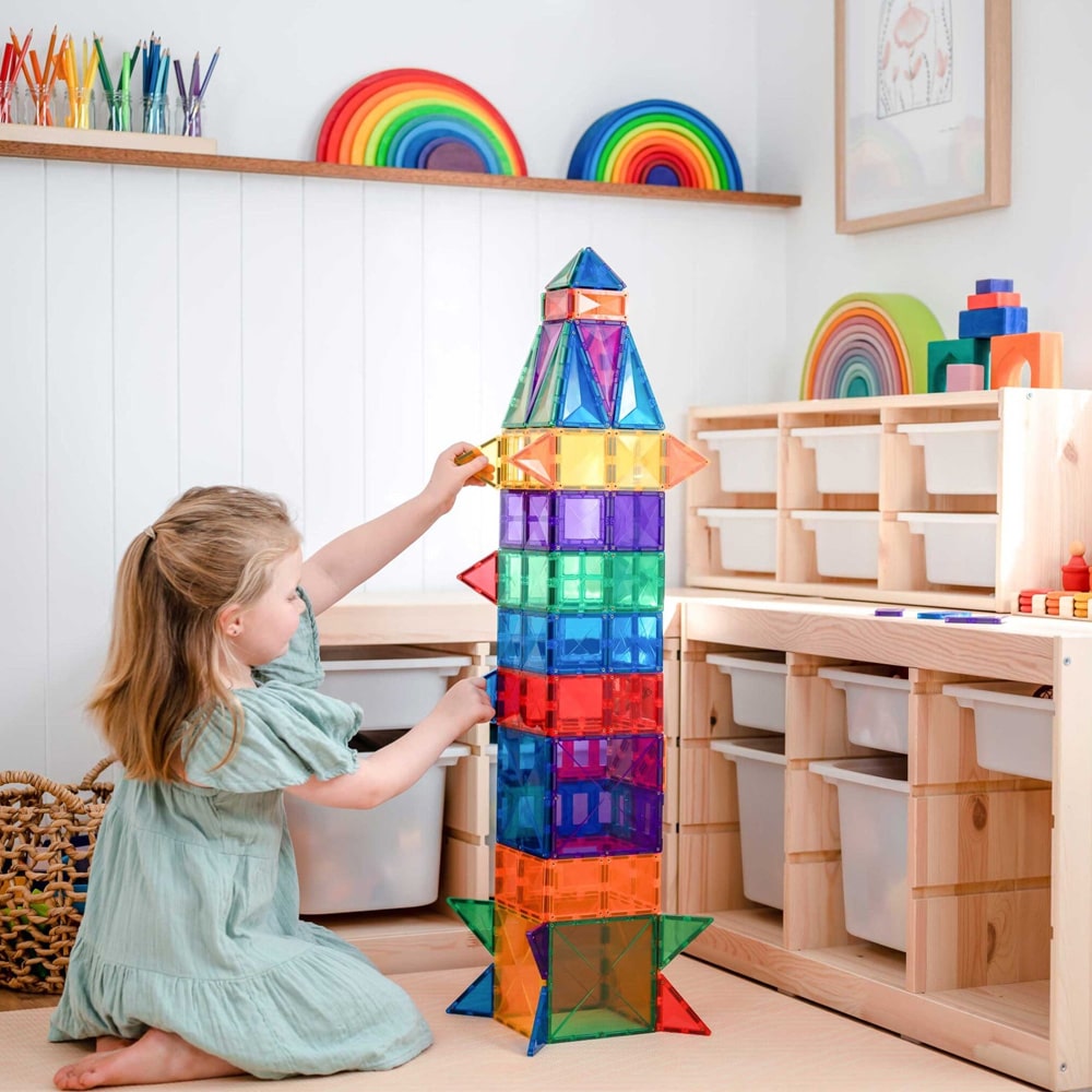 Connetix Tiles Rainbow 102 Piece Creative Pack