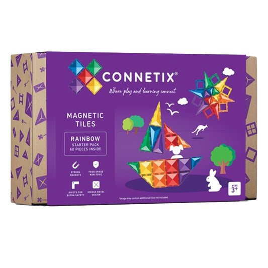 Connetix Tiles Rainbow 60 Delige Starter Pack
