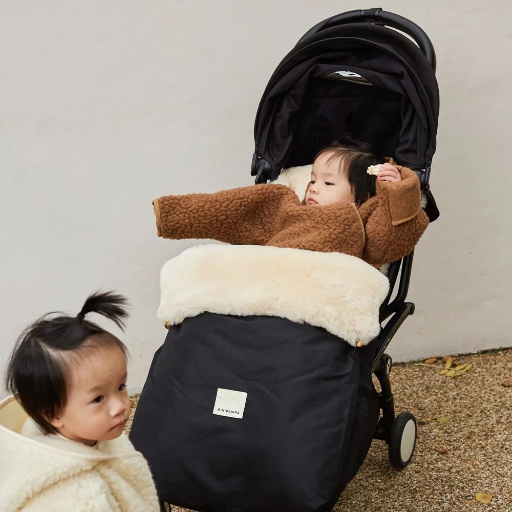 Binibamba Footmuff Puffmuff - Milk