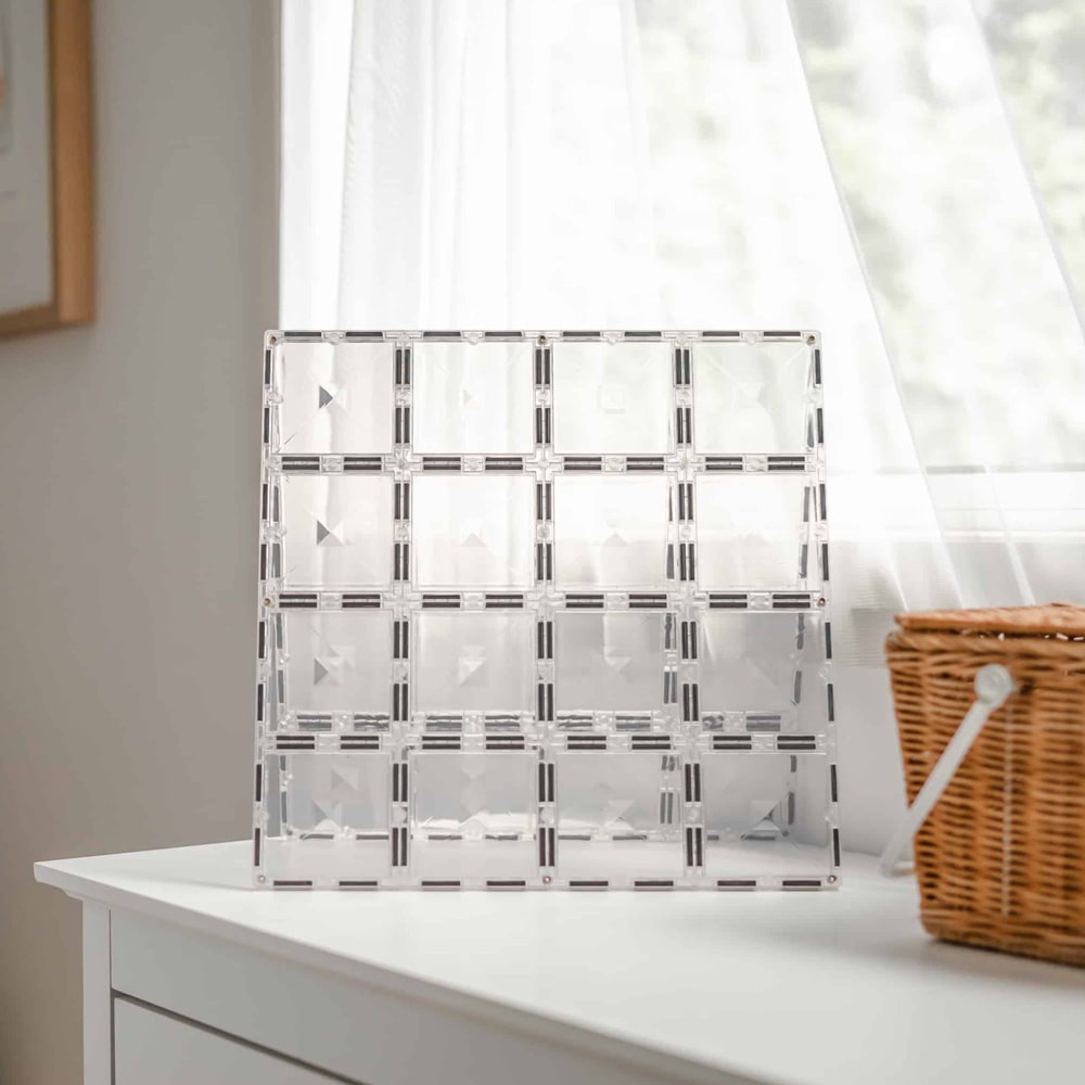 Connetix Tiles Clear Base Plate Pack 2 stuks