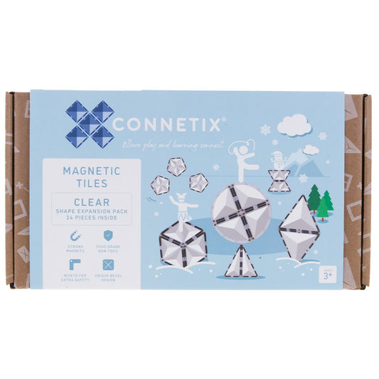 Connetix Clear Tiles Shape Expansion Pack 24 stuks