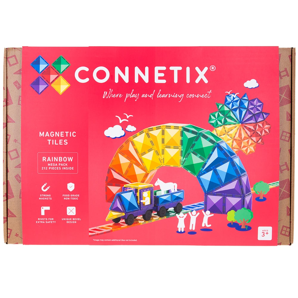 Connetix Tiles Rainbow Mega Pack 212 stuks